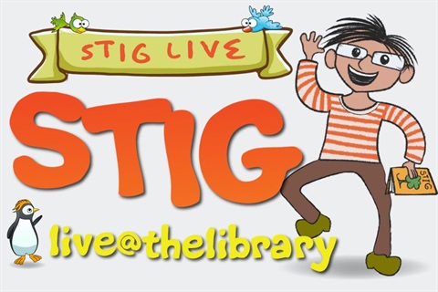 Stig at Library